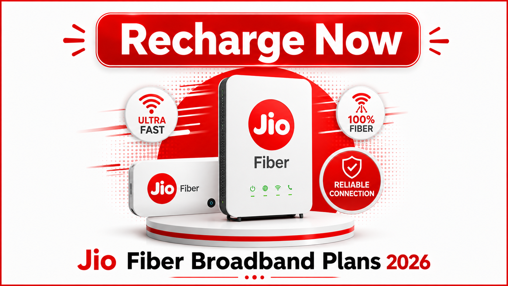Jio Fiber Broadband Plans 2026
